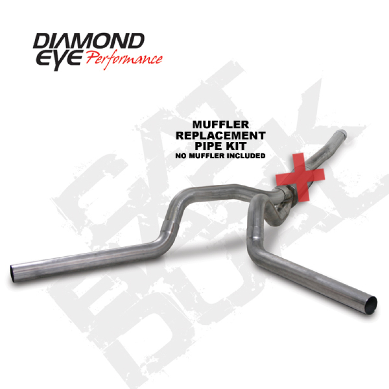 GMC 3500 Performance Exhaust - Diamond Eye Performance - Cat Back - `06-`07